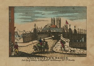 Gesamtansicht der Westminster Bridge
