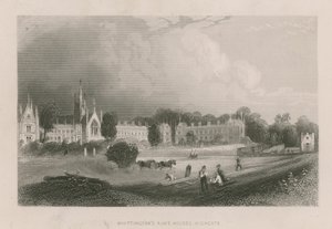 Gesamtansicht der Whittingtons Armenhäuser von English School