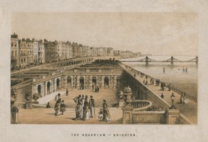 Allgemeine Ansicht des Aquariums in Brighton von English School