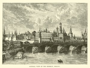 Gesamtansicht des Kremls, Moskau