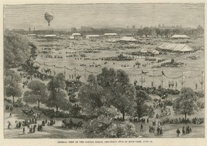 Gesamtansicht des Festes der Londoner Schulkinder im Hyde Park von English School
