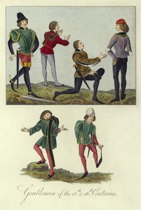 Herren des 15. und 16. Jahrhunderts von English School