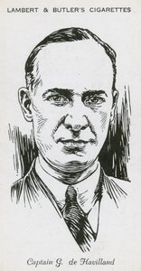 Geoffrey de Havilland, englischer Flieger und Flugzeugkonstrukteur