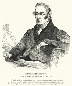 George Stephenson, der Vater der englischen Eisenbahnen von English School
