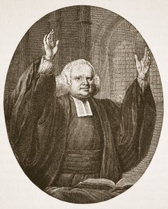 George Whitefield, Illustration aus Die Kirche von England: Eine Geschichte für das Volk von H.D.M. Spence-Jones, veröffentlicht um 1910