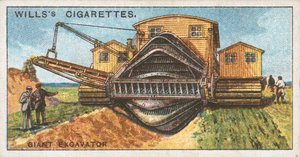 Riesiger Bagger von English School
