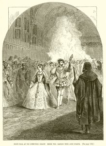 Großer Ball im alten Greenwich-Palast: Heinrich VIII. tanzt mit Anne Boleyn