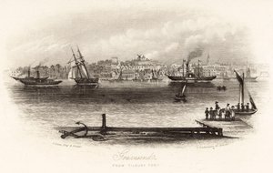 Gravesend von Tilbury Fort von English School