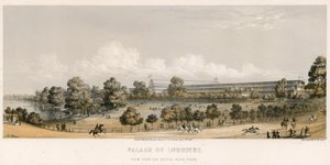 Große Ausstellung, 1851, von der Brücke, Hyde Park von English School