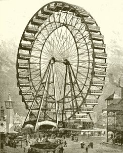 Großes Riesenrad in Chicago von English School