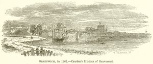 Greenwich, im Jahr 1662.--Crudens Geschichte von Gravesend
