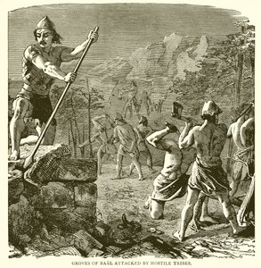 Haine des Baal von feindlichen Stämmen angegriffen