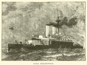 HMS Collingwood (Gravur) von English School