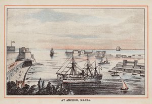 HM Indisches Truppenschiff: Ankerplatz, Malta