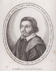 H Brady, englischer Verleger eines Buches über das Kirchenrecht im späten 17. Jahrhundert (Stich)