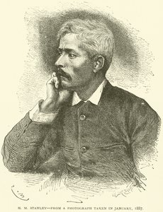 H M Stanley, von einem Foto aufgenommen im Januar von English School
