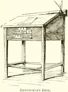 Hawthornes Schreibtisch