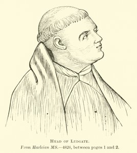 Kopf von Lydgate von English School
