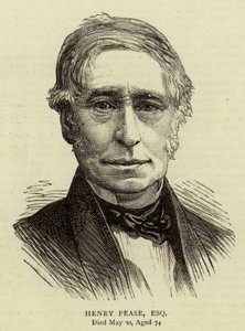 Henry Pease, Esquire (Gravur) von English School