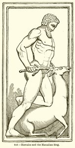 Herkules und der Maenalianische Hirsch von English School
