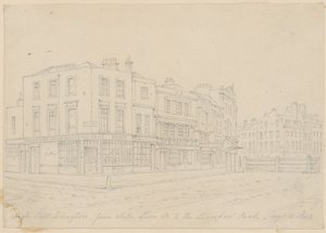 High Street Islington, von der White Lion Street bis zur Liverpool Road, 16. August 1843