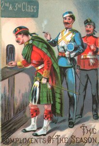 Hochlandmilitär, Weihnachtskarte von English School
