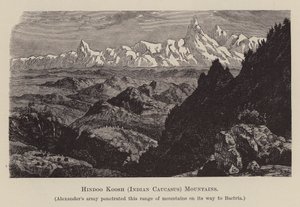 Hindoo Koosh, Indischer Kaukasus, Berge