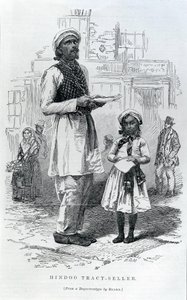Hindoo Traktat-Verkäufer von English School