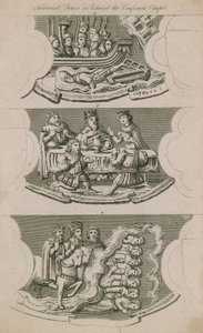 Historischer Fries in der Kapelle von Edward dem Bekenner