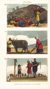 Historische Ansichten von Schweden