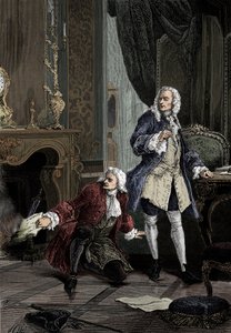 Hénault und Voltaire