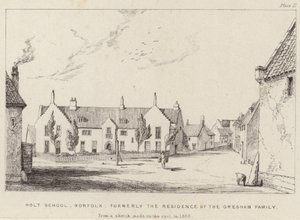 Holt School, ehemals die Residenz der Familie Gresham von English School