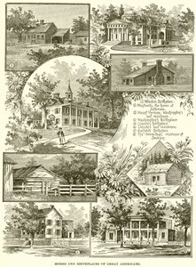 Heimatorte und Geburtsstätten großer Amerikaner