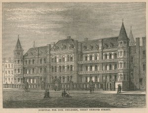 Hospital für kranke Kinder, Great Ormond Street, London von English School