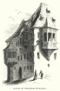 Haus von Melchior Pfintzing (Gravur) von English School