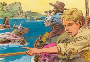 Illustration für Schweizer Familie Robinson