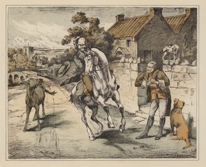 Illustration für Die amüsante Geschichte von John Gilpin von William Cowper