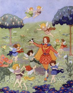 Illustration für Der glückliche Prinz von Oscar Wilde