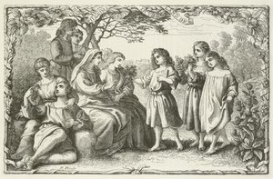 Illustration für Die Pilgerreise von John Bunyan von English School