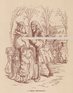 Illustration für Die Virginians von Thackeray von English School