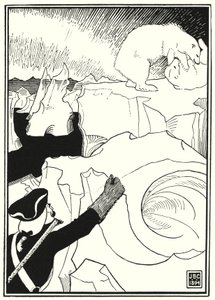 Illustration für die Abenteuer des Baron Münchhausen von English School
