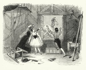 Illustration für das Ballett, Ondine oder Die Nixe von English School
