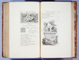 In Cassium Severum, aus Quinti Horatii Flaci Opera, gedruckt von John Pine, 1733-7 von English School