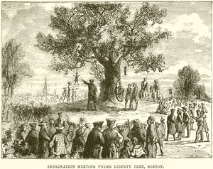 Empörungstreffen unter dem Freiheitsbaum, Boston
