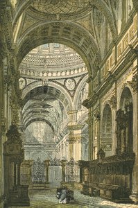 Innenraum der St. Pauls Kathedrale, London