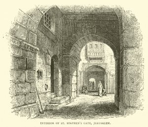 Inneres des Stephanstors, Jerusalem