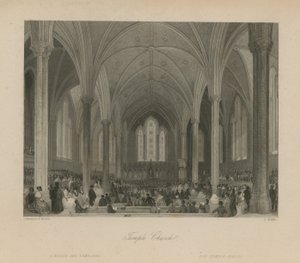 Innenansicht der Temple Church