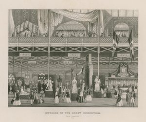 Innenansicht der Großen Ausstellung, 1851, Italienische Abteilung von English School