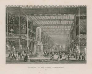 Innenansicht der Großen Ausstellung, 1851, vom Transept nach Osten blickend von English School