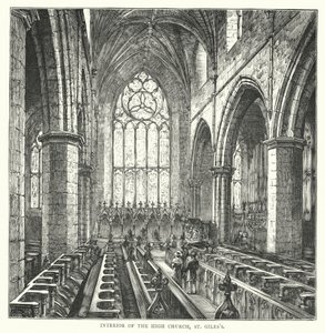 Innenraum der High Church, St Giles